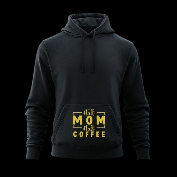 Hoodie/Sweatshirt: Half Mom Half Coffee - Picture 4 of 10